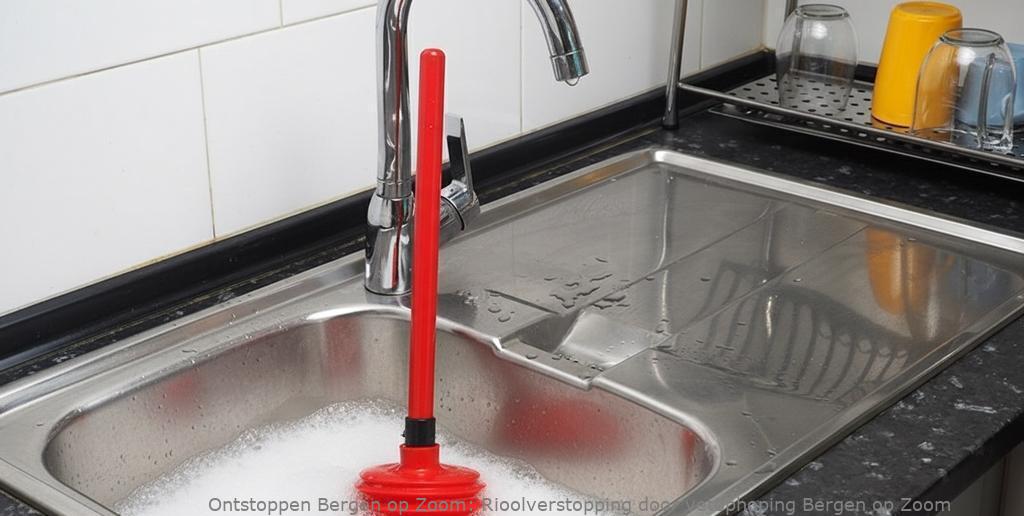 Rioolverstopping door vetophoping Bergen op Zoom