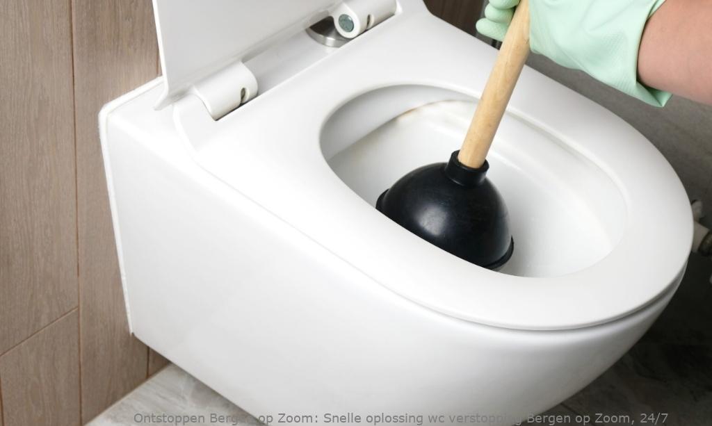 Snelle oplossing wc verstopping Bergen op Zoom, 24/7